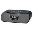 Sangean RCR-20 AM/FM Clock Radio with Bluetooth, Aux-in, USB Phone Charging, Digital Tuning, Battery Backup, Black