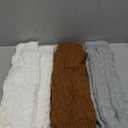 DODOKIE 3 Pairs Leg Warmers for Women Winter Thick Fleece Lined, Christmas Gifts for Her Wife Sister Stocking Stuffers 2025 (White, Brown, Grey)