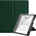 Case for 10.2" Kindle Scribe Cover with Pen Holder (2024/2022 Release) | Includes a Screen Protector, Dark Green, Auto Sleep/Wake, Protective Leather, Multi-angle for Kindle Scribe 1st /2nd Gen