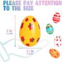 Jumbo 3 Inch Reusable Plastic Easter Eggs 30 Count - Premium Fillable Easter Eggs Bulk for Easter Egg Hunt, Basket Filler, Party Favors, Toy & Candy Fillers, Kids Classroom Activities