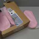 Sweetude 10 Pcs Christmas Makeup Bag Bulk Christmas Gift PU Leather Cosmetic Bag Small Skincare Toiletry Pouch with Zipper for Women Xmas Wedding Gift Favors(Colored Powder)