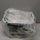 Joseph Joseph Wash & Drain Kitchen Dish Tub Wash Basin with Handles and Draining Plug, 9 liters/2.3 Gallons, Stone/Sage Green