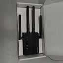 1200Mbps Dual Band 5GHz/ 2.4GHz WiFi Extender, WiFi Extender Signal Booster, 12880 Sq.Ft Coverage, 105-Device Support, Setup for Home & Outdoor Use