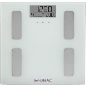 SmartHeart Digital Body Composition Scale | 440 lbs / 200 kg Capacity | BMI | Bone Mass | Body Water Fat and Muscle Mass