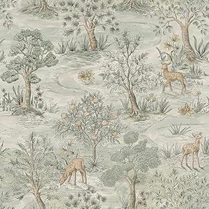 Chris Loves Julia Bramble Wintergreen Peel and Stick Wallpaper, CJS6321