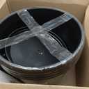 Large Plastic 4 Pack14 inch Plant Pots with Drainage Holes & Saucer