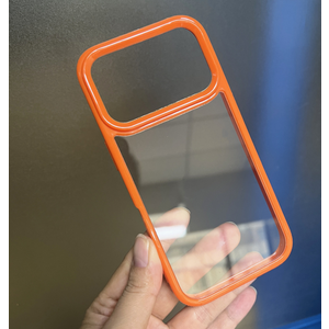 iPhone 17 Pro Case, Beyond Military-Grade Protection, Camera Control Button, DIY Buttons, Translucent Matte Slim Thin Shockproof Hard Back Anti-Scratch case for iPhone 17 Pro, Cosmic Orange