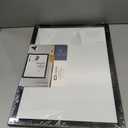 Quartet Magnetic Whiteboard, 17 x 23 inches White Board, Dry Erase Board, Black Frame (MWDW1723M-BK)