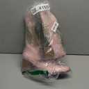 DREAM PAIRS Women's Square Toe Cowboy Mid Calf Western Boots (9, Pink-pu)