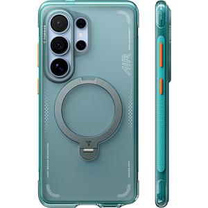 TORRAS Ostand Q3 Air for Samsung Galaxy S26 Ultra Case with 360 Magnetic Stand, Fit for MagSafe, Airbag Cushion, MilGrade Drop Tested, Shockproof Phone Case for S26 Ultra 6.9", Glacier Sprint