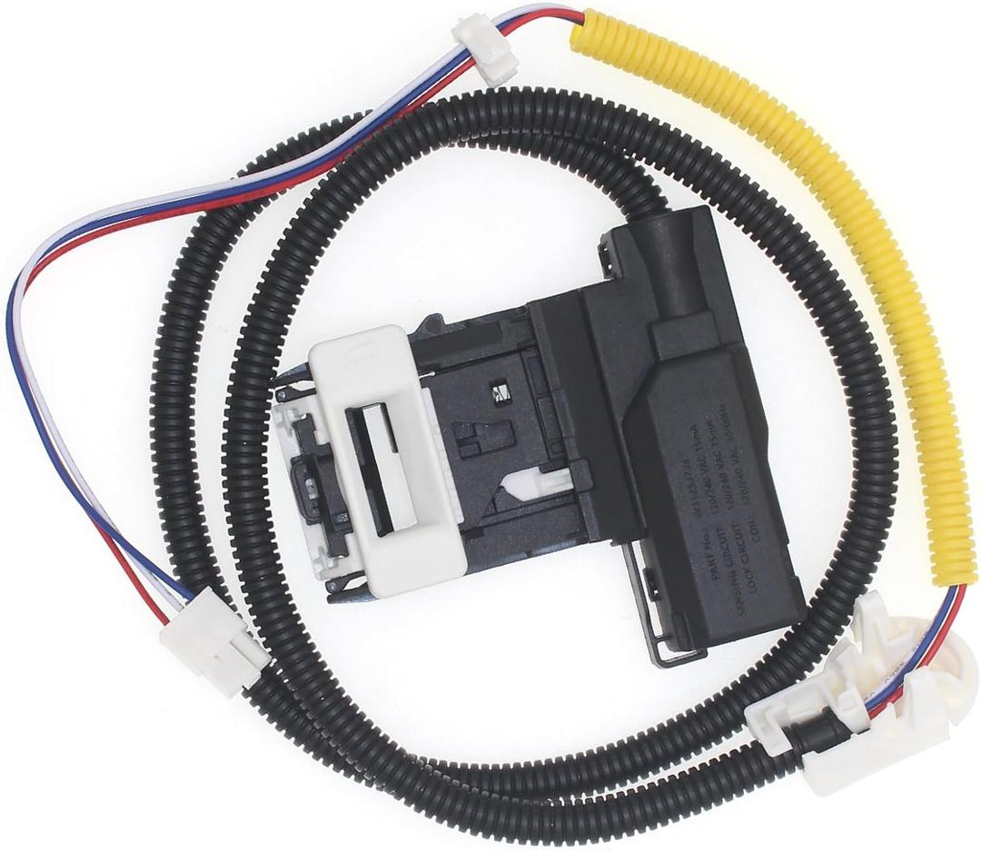 W11307244 W10682535 Washer Lid Lock Switch For NTW4516FW3 NTW4516FW2 NTW4516FW1 MVWC565FW1 MVWC565fW0 W11253733 Compatible With Whirlpool Maytag Amana Kenmore Roper Washer Machine Door Lid Lock