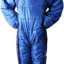 Gaorui Humanoid Outdoor Camping Winter Indoor Portable Ultralight Warm Adult Windproof Sleeping Bag (Medium, Blue2#)