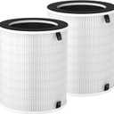 2 Pack Max HEPA Replacement Filter Compatible with Afloia MAX/MAGE/MAGE PRO and Sans/Air-Honati/Compass Home Smart/Taylor Swoden/Cuckoo CAC-J1510FW/Rosewill RHAP-20001/20002