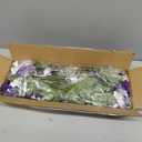 Geegoods Artificial Flowers Plants for Outdoors, 4 Bundles UV Resistant Fake Faux Petunias for Outdoor Planters Patio Front Porch Balcony Garden Decor (Purple White) Vase Not Included