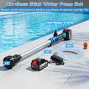 Cordless Stick Water Transfer Pump, with 24000mAh Batteries&Charger, 3/4" Outlet 78.7'' Hose, 770GPH 21V Handheld Water Transfer Pump for Pool/Garden/Pond/Boat/RV/Rain Barrels/Outdoor Draining
