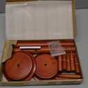 Mug Tree Set of 2 | 13.5"x7"x7", 6 Hooks Cup Holder with Thick Rubberwood Base, Wooden Coffee Mug Holder Stand for Countertop, Kitchen Table, Cup Organizer Rack for Mugs or Utensils (Brown)