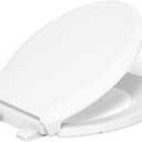 KOHLER 75758-RL-0 Cachet Nightlight ReadyLatch Round-Front Toilet Seat, Toilet Seat with Nightlight, Grip-Tight Bumpers, Quiet-Close Lid and Seat, White