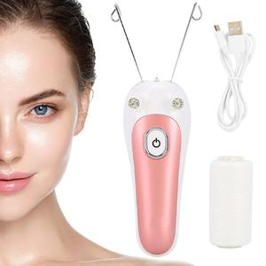 Watris Veiyi Electric Facial Threading Hair Removal for Women, Threading Hair Removal Epilator for Women, Threading Face Epilator for Fine Hairs on Face, Chin, Upper Lip, Arms, Legs (Pink)