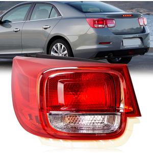 Rear Tail Lights Replacement for Chevy Malibu LT LS Eco 2013 2014 2015 Malibu Limited 2016 Taillight 13 14 15 Assembly Rear Brake Lamp Outer Left Driver Side Replace GM2804110 23294318