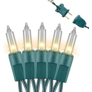 Lot of 2 x100 LED 200 Warm White Mini Lights INDOOR/OUTDOOR by Home Accents