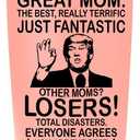 Mothers Day Gifts for Mom from Daughter, Son, Kids - Great Mothers Day Tumbler - Ideas Presents for Mom on Birthday, Xmas - Insulate Stainless Steel Tumbler 20oz, Pink