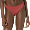 Amazon Essentials Womens Classic Bikini Swimsuit Bottom (Medium, Brick Red)