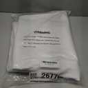 Surmente White Tablecloth for Round Tables, 108-inch Round Table Cloths for Weddings, Banquets, or Restaurants