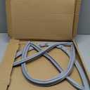 Upgraded WPW10714545 Freezer Door Gasket for Whirlpool Kenmore, 21.06 x 34.25 W10164045 Refrigerator Door Gasket fit for Maytag & Kitchen Aid Freezer Door Seal Replace part W10191103, W10443322