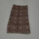DOMVITUS Floral Pillow Covers 20x20 Throw Pillow Covers Block Print Vintage Decorative Neutral Pillow Cover for Couch Bed Living Room Dark Brown 1 PC