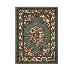 Antep Rugs Alfombras Oriental Traditional 2x4 Non-Skid (Non-Slip) Low Profile Pile Rubber Backing Kitchen Area Rugs (Green, 2'3" x 4')