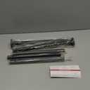 Black Shower Curtain Rod 31 to 80 Inch,1 Inch Diameter Adjustable Spring Tension Stainless Steel Telescoping Rod,Easy Install,No Rust