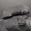 AS AWESLINGDetachable Maternity Pillow for Pregnant Women | 60in Pregnancy Pillows for Sleeping | Extra Large Full Body Pillow for Pregnancy with Crystal Velvet Cover(Dark Gray)