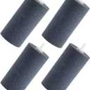 AQUANEAT Aquarium 4"x2" Cylinder Air Stone Fish Tank Aerator Diffuser Hydroponics (4 pcs)