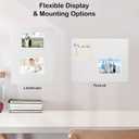 White 16.5 x 12.6 inch Cork Board, self-Adhesive Bulletin Board (with Adhesive Backing) with pushpins, Cork Boards for Walls can be Used to Stick Notes, schedules, Office and Home, Vision Board