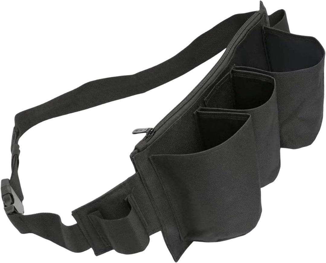 Multipurpose Waist Bag - Housekeeping & Gardening Tool Belt, Black