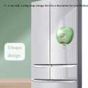 2 x Plastic Wrap Storage Box, Punch-Free Extractable Storage for Fresh Multi-Functional Dispenser, Apple Shaped Wall-Mounted Plastic Wrap Storage Box dispenser with 100 Crisper Wraps (C)