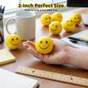 LovesTown 40PCS Stress Balls Bulk for Party Favors, 2 Inch Squeeze Toys for Kids Fidget Toys Stress Relief Gifts for Coworker Classroom Prize Party Supplies Goodie Bag Stuffer