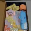 8-in-1 Montessori Baby Toys for 6-12 Months,Babies Travel Toy Set with Stacking Blocks, Pull Teether, Sensory Shape Sorter, Drawing Board & Harmonica, Infant Learning Gift for Toddler 1-3 Year Old