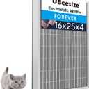UBeesize 16x25x4 Reusable Electrostatic Air Filter HVAC AC Furnace Filter,Washable, Lasts a Lifetime,Permanent Air Filter,Breathe Fresher,Home And Office(Actual Size:15.35x24.37x3.58Inch)