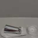 Universal Bathroom Tub Spout with Metal Tub Spout Cover Ring, 5 1/4 Inches Reach Wall Front Mount Faucet with Shower Diverter 1/2" IPS Inside Thread(Chrome)