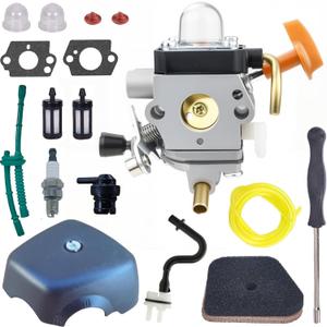 FS90R C1Q-S174 Carburetor Kits for Stihl FS87 FS110 FS130R FS130 FS100 FS90 R KM90R KM90 KM130R FS100RX FS110 KM110R HT100 HT101 Trimmer Weed Eater Replace ZAMA C1Q-S173 C1Q-S176 C1Q-S131