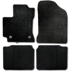 CarsCover Custom Fit 2014-2019 Toyota Corolla Front and Rear Carpet Car Floor Mats Heavy Cushion Ultramax Asphalt Black