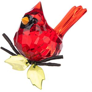 Ganz Crystal Expressions Elegant Sitting Cardinal Figurine, 4x3x2 inches
