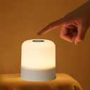 Portable Baby Night Light, 2400mAh, 3 Color Egg Lights for Nursery, Rechargeable Small LED Lamp, Dimmable Touch Nightlight for Newborn, Toddler, Kids, Adults