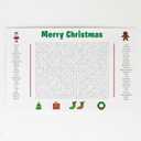 2 x Jumbo Christmas Word Search Game Poster (31.49"X19.68")  Giant Holiday Party Activity for Kids & Adults  Large Print Xmas Wall Decor & Interactive Group Puzzle for Family Gatherings, Office & Classroom