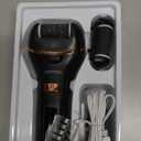 Electric Foot Callus Remover- Long Service Time, Rechargeable Electronic Foot File- Ideal Gift, Professional Pedicure Tools, Waterproof Foot Scrubber, Pedicure Kit Feet Care for Dead Skin (Black)