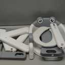 COOSEYA Frog Toilet Seat, Potty Training Toilet Seat for Toddler, Upgrade Potty Training 2 in 1 Toddler Toilet Seat for Boys Girls,Waterproof Soft Mat Non-slip Step Stool (Gray)