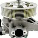 Power Steering Pump 21-5495 with Pulley Compatible With 2008 2009 2010 2011 2012 for Honda Accord 2.4L