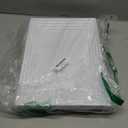 6 Pack Extra Large Plastic Serving Trays for Party - 16 x 11 White Large Serving Tray - Heavy Duty White Plastic Trays for Food - Rectangular Party Serving Trays and Platters