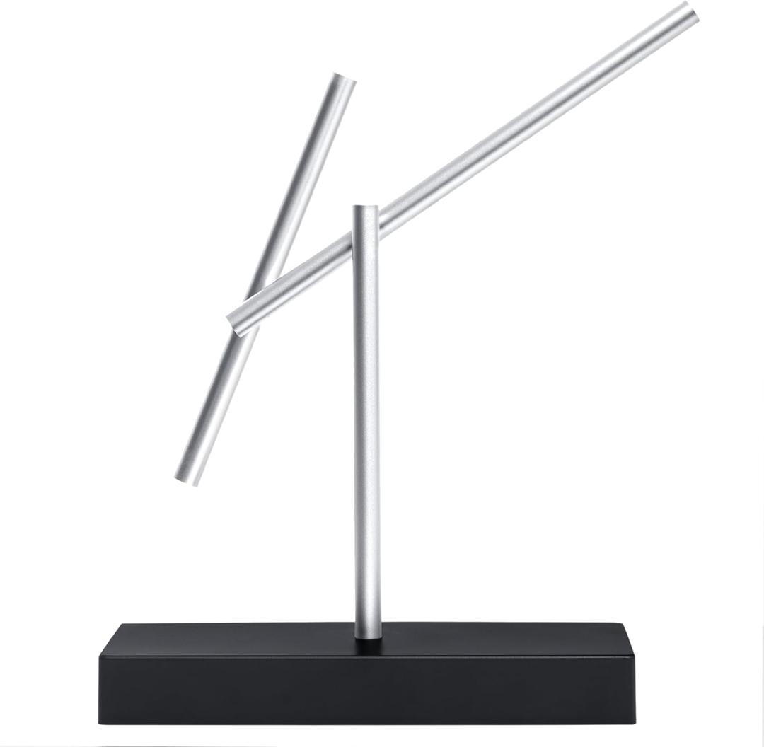 CulinaryEdge Kinetic Energy Sculpture Perpetual Motion Sticks  Perpetual Motion Machine Desk Toy, Elegant Physics Toys for Office and Home Decor